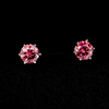 Crystal Ice Moissanite Diamond Earrings 1ctw- 6.5mm Round