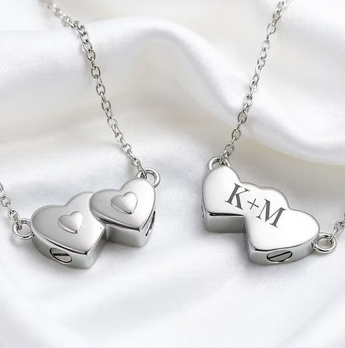 Cremation Dual Love Urn Pendant