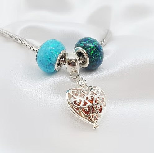 Cremation European Bead Bracelet
