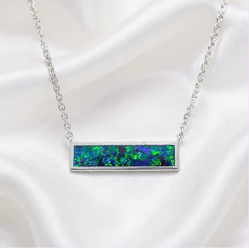Cremation Haven Mini Bar Pendant .960 Silver