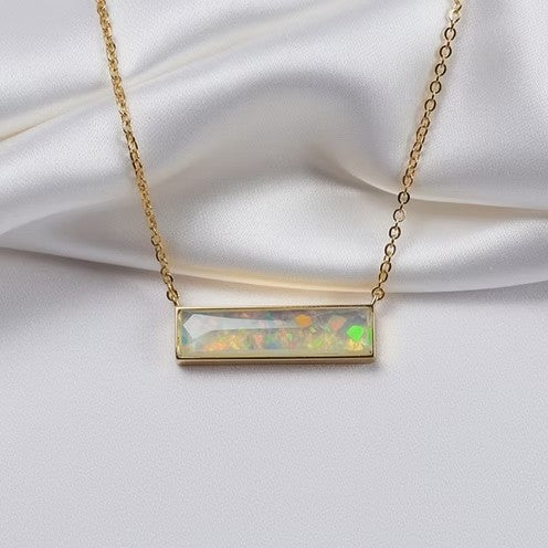 Cremation Haven Mini Bar Pendant .960 Silver