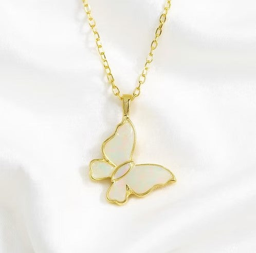 Cremation Mini Butterfly Pendant .960 Silver