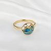 Moon Tide Cremation Ring .960 Silver