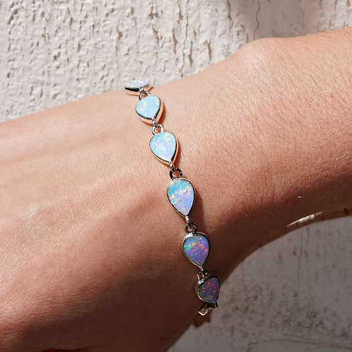 Cremation Heartfelt Teardrop Bracelet