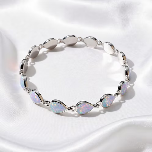 Cremation Heartfelt Teardrop Bracelet