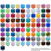 Cremation jewelry opal chart for inlay materials 
