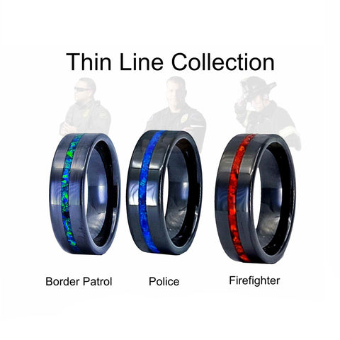 The Thin Line Cremation Ring